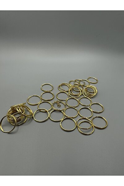 Egem aksesuar Χρυσός/κίτρινος δακτύλιος μπρελόκ 10 τεμαχίων 1ος Ποιότητα