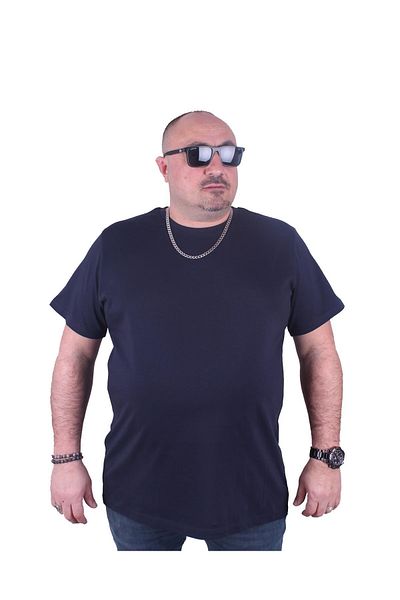Starbattal Μπλουζάκι Basic Plus Size 11100 Navy Blue