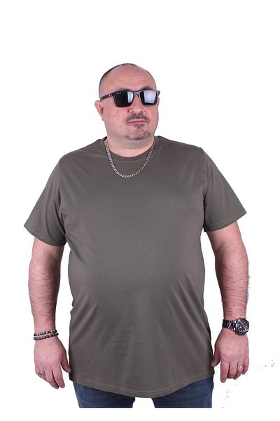 Starbattal Μπλουζάκι Basic Plus Size 11100 Χακί