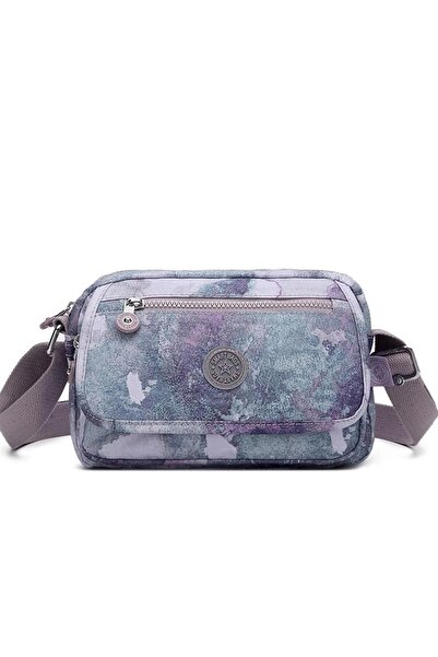 SMART BAGS Αδιάβροχη τσάντα χιαστί γυναικεία από ύφασμα πολλαπλών τμημάτων μω...