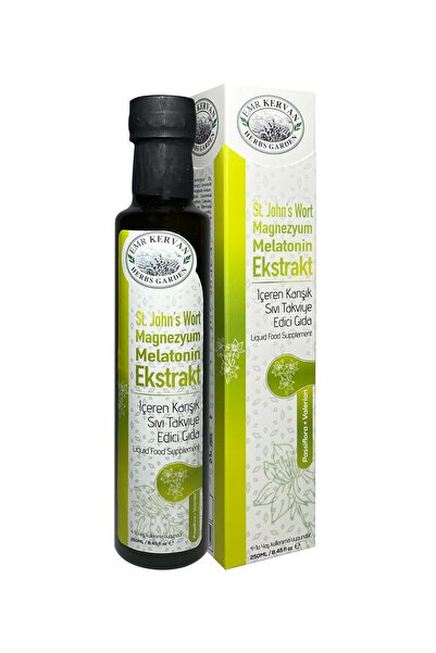 Emr Kervan Herbs Garden St. John's Wort Magnezyum Melatonin (passiflora+valerian) Ekstrakt Içeren Takviye Edici Gıda 250 Ml