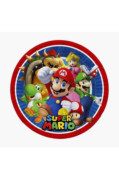 Parti Furyası Super Mario Birthday Concept 8 Person Super Mario Birthday Set Economical