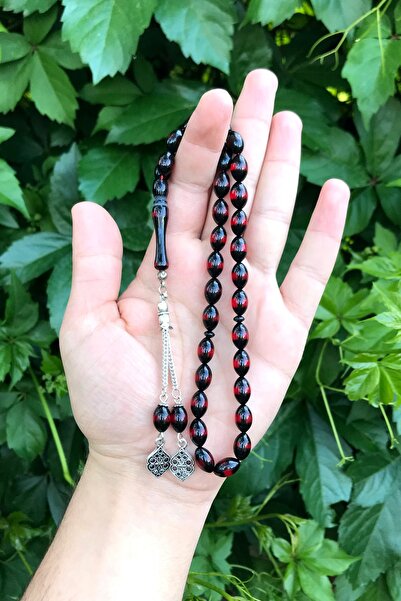 Newa Jewellry Mărgele de rugăciune din pulbere de culoare mixtă chihlimbar