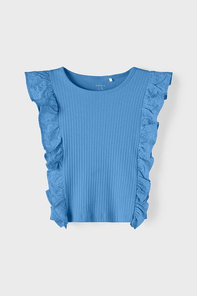 name ıt Bluse - Blau - Regular Fit