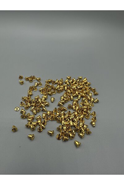 Egem aksesuar Gold Küpe Arkası 5 Mm 20 Adet