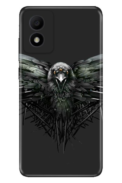 TCL 303 Case Silicone Patterned Illustrated Uv Cover Eagle