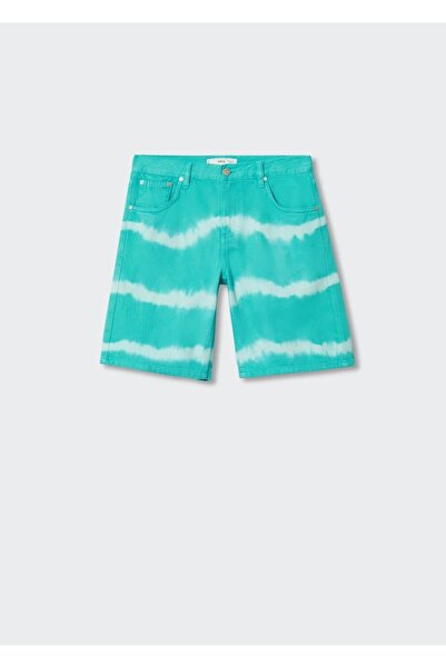 MANGO Woman Batik Desenli Şort