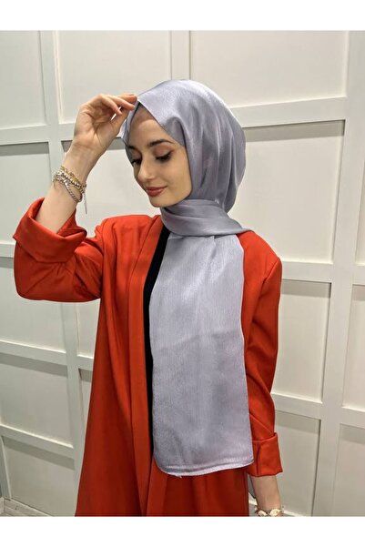 Cosie Lavinse Janjan Abiye, Janjanlı Şifon Şal 00723 Gümüş