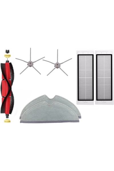 srfn ticaret Σετ ανταλλακτικών για ηλεκτρική σκούπα Roborock S50-S55-S5-S5 Max-S6-S6 Pure - 7 τεμάχια