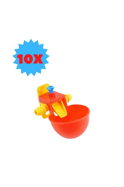 tavpet Automatic Nipple-Free Bowl Water Bowl 10 Pieces