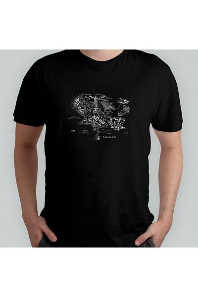 Pixxa Μοντέλο μπλουζάκι Lord Of The Rings / Lord Of The Rings 100% Cotton Crew Neck - 6