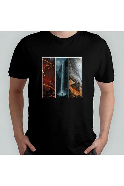 Pixxa Μοντέλο μπλουζάκι Lord of the Rings / Lord Of The Rings 100% Cotton Crew Neck - 13