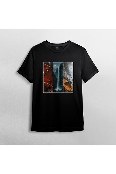 Pixxa Μοντέλο μπλουζάκι Lord of the Rings / Lord Of The Rings 100% Cotton Crew Neck - 13