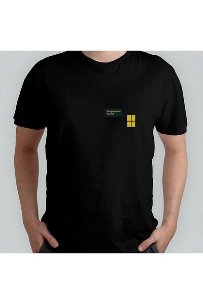 Pixxa Προγραμματιστής / Κωδικοποιητής 100% Cotton Crew Neck T-shirt Model - 1