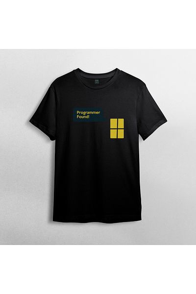 Pixxa Προγραμματιστής / Κωδικοποιητής 100% Cotton Crew Neck T-shirt Model - 2