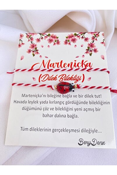 BeryDenz Marteniçka Ve Seramik Boncuklu Bileklik(kartlı)