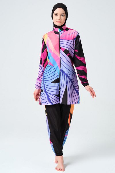 ALFASA Colorful Hijab Swimsuit - Stylish Design