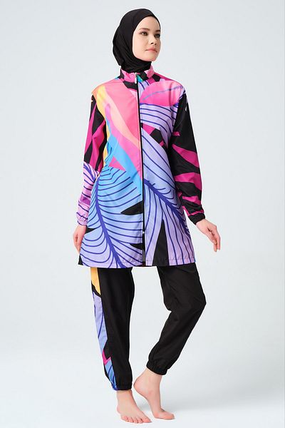 ALFASA Colorful Hijab Swimsuit - Stylish Design