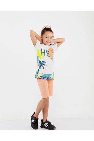BOBBY JR KİDSWEAR Palmiya Printed T-shirt