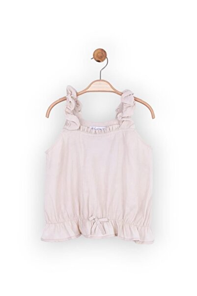 NK Girl's Strappy Elastic Waist Blouse