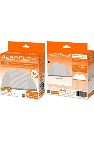 AeroFlow Roborock S5 Mop Fiber Cloth - 4 bucăți compatibile