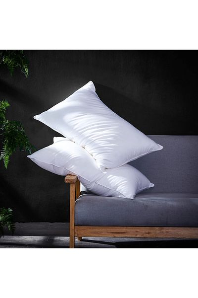 İz Concept Iz Premium 2 Pieces Medium Hard Silicone Pillow 50x70 Sleeping Pillow Cotton Fabric 100% Silicone Fiber Filling