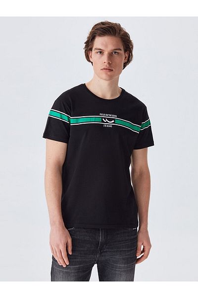 Ltb Pıteha Logo Striped T-Shirt 012238421960890000