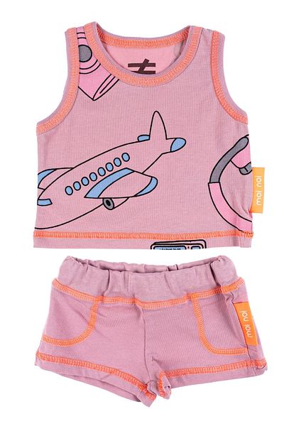 Moi Noi Neon Stitched Baby Set
