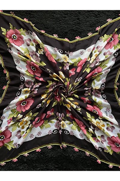 Beykan handmade Eşarp Iğne Oyalı Yazma Yemeni Tülbent