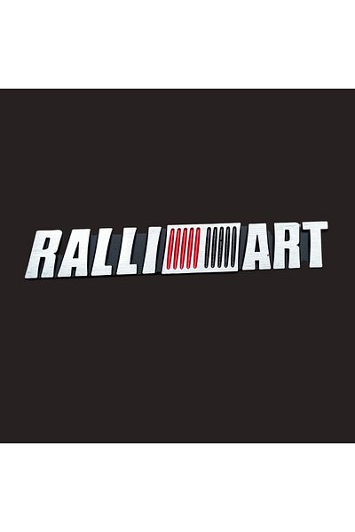 wimbledon Red Silver Ralliart Arma / Metal 16cm X 2.9cm