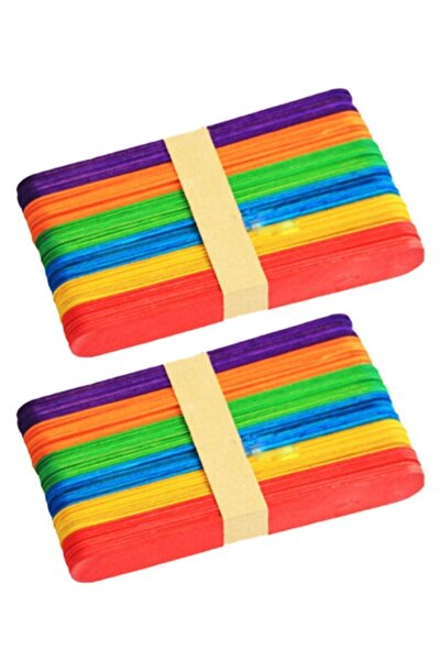 Elif İş Eğitimi Renkli Abeslang Çubuğu (dil Çubuğu) 2 Paket