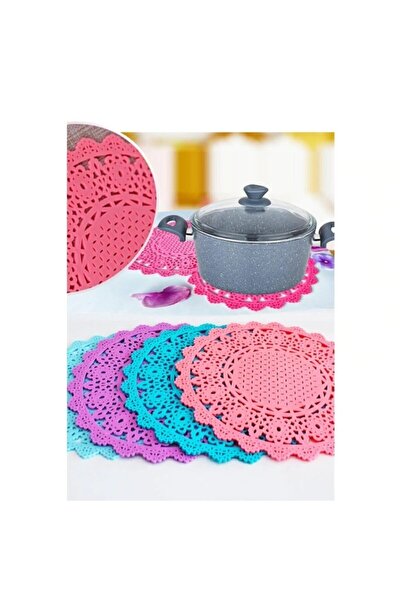 glassepet Silikon Nihale Tekli Çaydanlık, Tava, Tencere Altı, Yüksek Kalite Y...