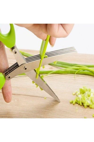 Kitchen Store Parsley Chopping Slicing Scissors Multiple Chopping Scissors