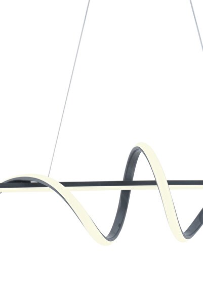 Dekorluna Pane Füme Modern Led Avize Beyaz Işık Salon Mutfak Oda Hol Ledli Avize Yemek Masası Led Avize