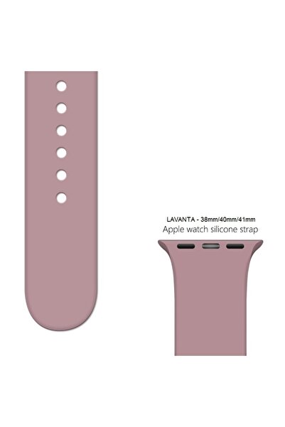 Tagomoon Apple Watch Serisi 1 2 3 4 5 6 7 Se 8 Uyumlu Kordon 38mm/40mm/41mm Jel Silikon Spor Kayış