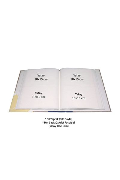 Rabsev Photo Album 10x15cm Patterned Memory Album with 200 Photo Capacity
