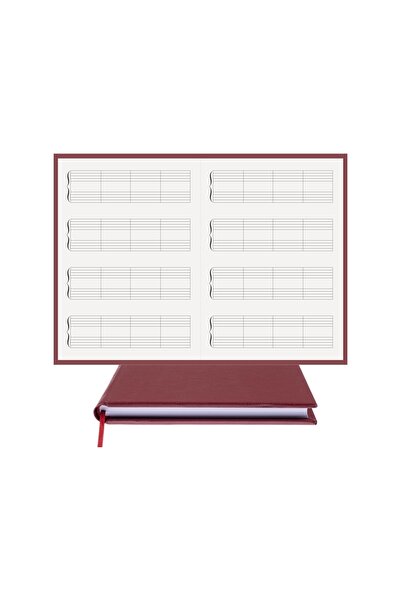 BİDEFTER مفكرة بيانو (خالية من المفاتيح مع مسامير مخططة) 100% مصنوعة يدويًا، ...