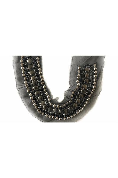 Ozpas Black Jewelled Collar 45cm