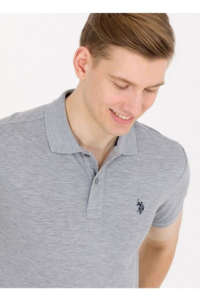 U.S. Polo Assn. Polo T-s, Xl, Grey Melange