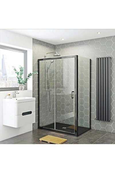 Duşakabincim Siyah Dikdörtgen Duşakabin