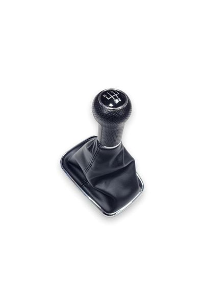 Vass41 Vw Bora 1999-05 Gear Shift Knob Gaiter Chrome Frame Gasoline 1j0711113dr