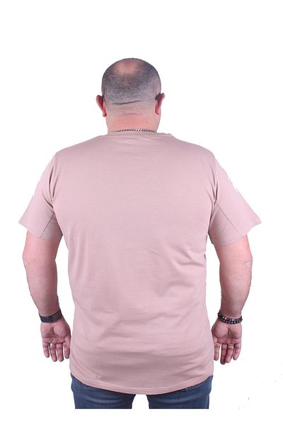 Starbattal Μπλουζάκι Basic Beige Plus Size 11100
