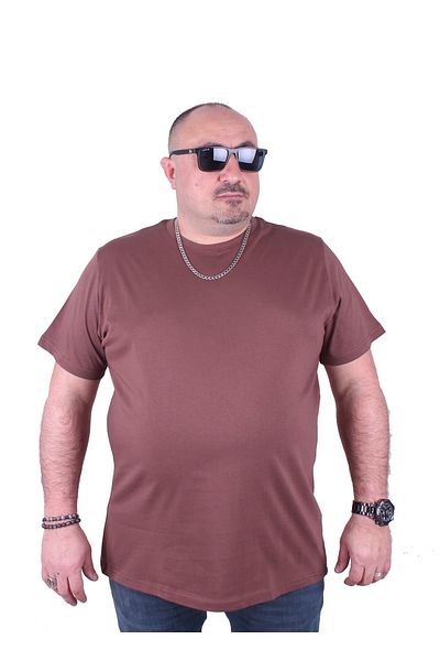 Starbattal Large Size Basic T-Shirt 11100 Tan