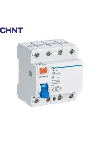 CHİNT ELECTRİC Chint 4x25a 30 مللي أمبير مرحل تيار متبقي 6 كا نوع تيار متردد (200223)