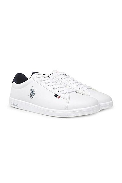 U.S. Polo Assn. Us Polo A10126596312010 3m Franco Gsn 3fx White Navy Blue Unisex Sneaker Shoes