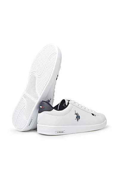 U.S. Polo Assn. Us Polo A10126596312010 3m Franco Gsn 3fx White Navy Blue Unisex Sneaker Shoes