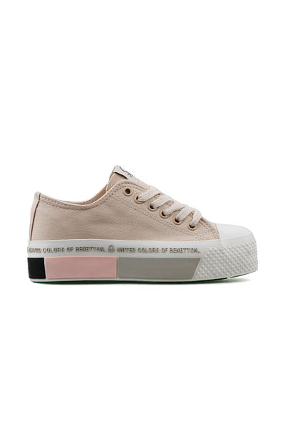 Benetton Bn 30934 Beige Women's Casual Shoes Bn-30934-Beige Beige