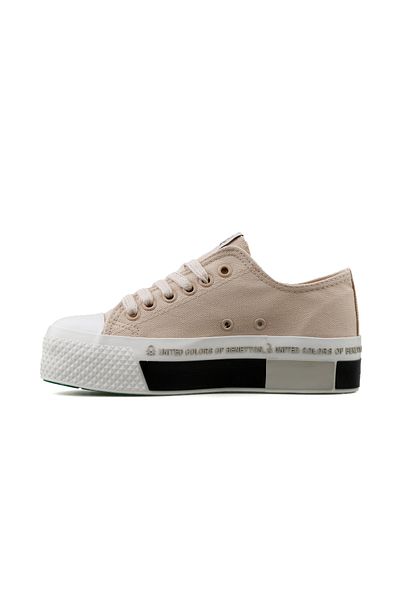 Benetton Bn 30934 Beige Women's Casual Shoes Bn-30934-Beige Beige