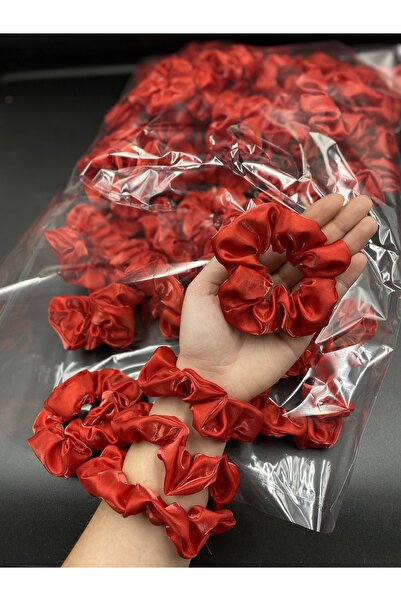 Melkady Aksesuar ملكادي 440 - حنة شعر مطاطية باللون الأحمر (50)