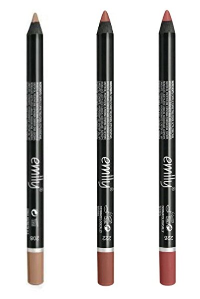 Golden Rose Emıly Dudak Kalemi 3 'lü No:208-222-226